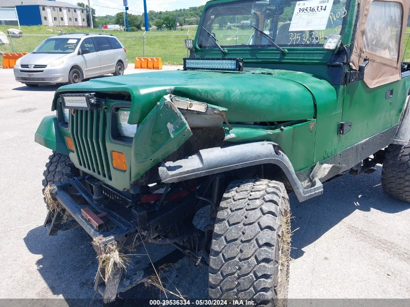 1995 Jeep Wrangler / Yj S/Rio Grande VIN: 1J4FY19P0SP281844 Lot: 39536334
