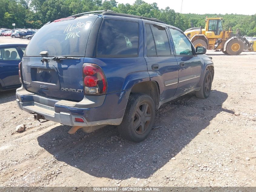 2002 Chevrolet Trailblazer Lt VIN: 1GNDS13S522116808 Lot: 39536357