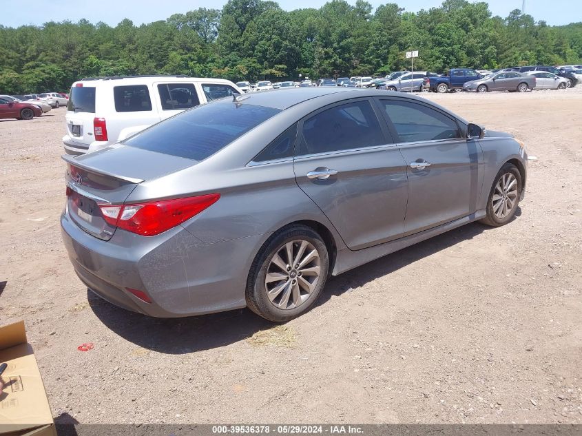 2014 Hyundai Sonata Limited VIN: 5NPEC4AC6EH924580 Lot: 39536378