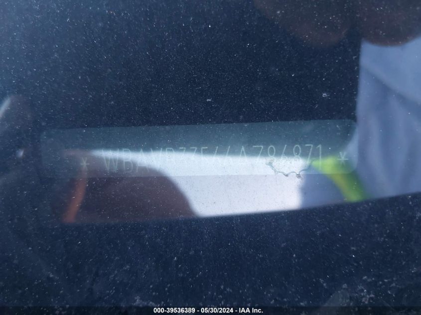 2006 BMW 330I VIN: WBAVB33566AZ86871 Lot: 39536389