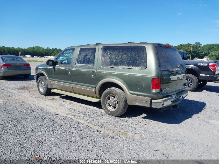 2000 Ford Excursion Limited VIN: 1FMNU42S4YED18097 Lot: 39536396