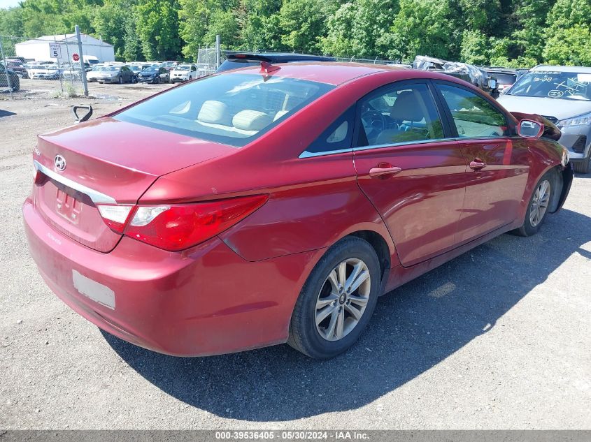 2013 Hyundai Sonata Gls VIN: 5NPEB4AC0DH648009 Lot: 39536405