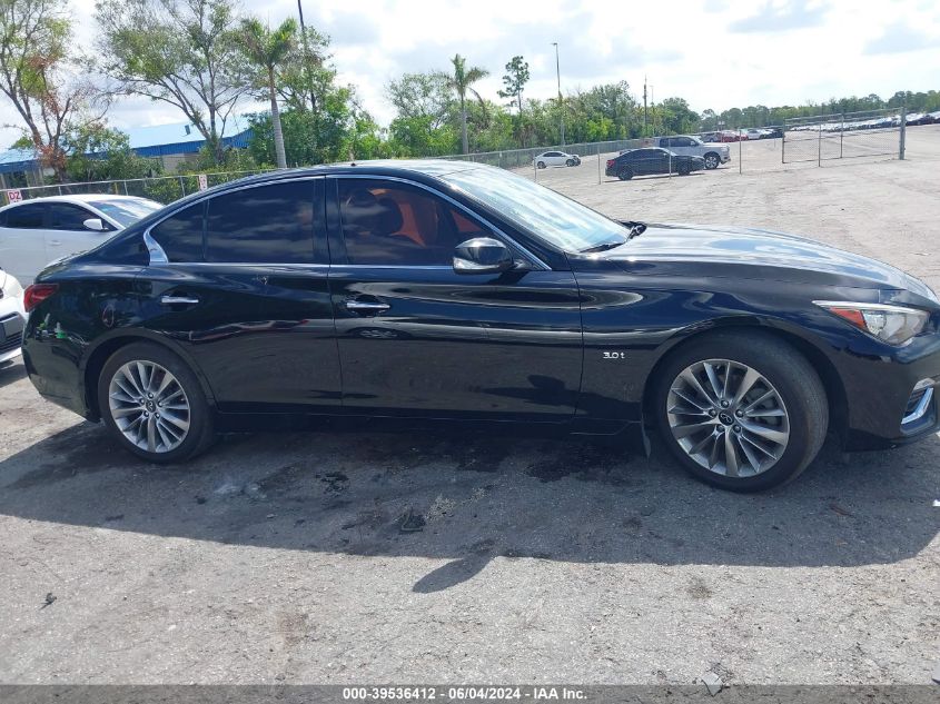 2020 Infiniti Q50 Luxe VIN: JN1EV7AP5LM204661 Lot: 39536412