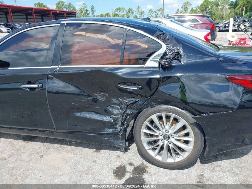 2020 Infiniti Q50 Luxe VIN: JN1EV7AP5LM204661 Lot: 39536412