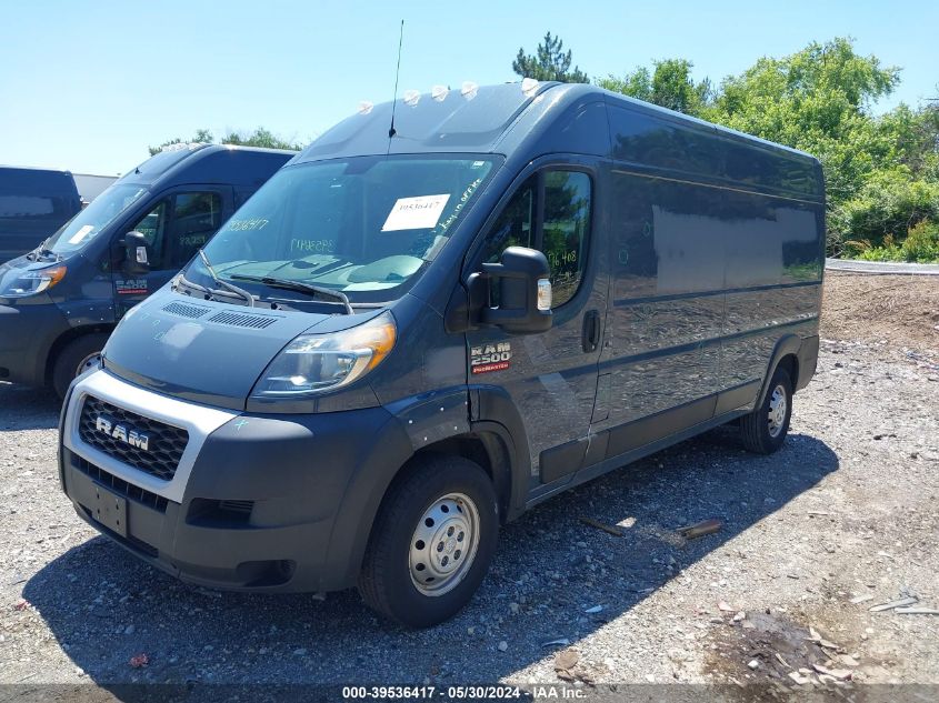2019 Ram Promaster 2500 High Roof 159 Wb VIN: 3C6TRVDG4KE519108 Lot: 39536417