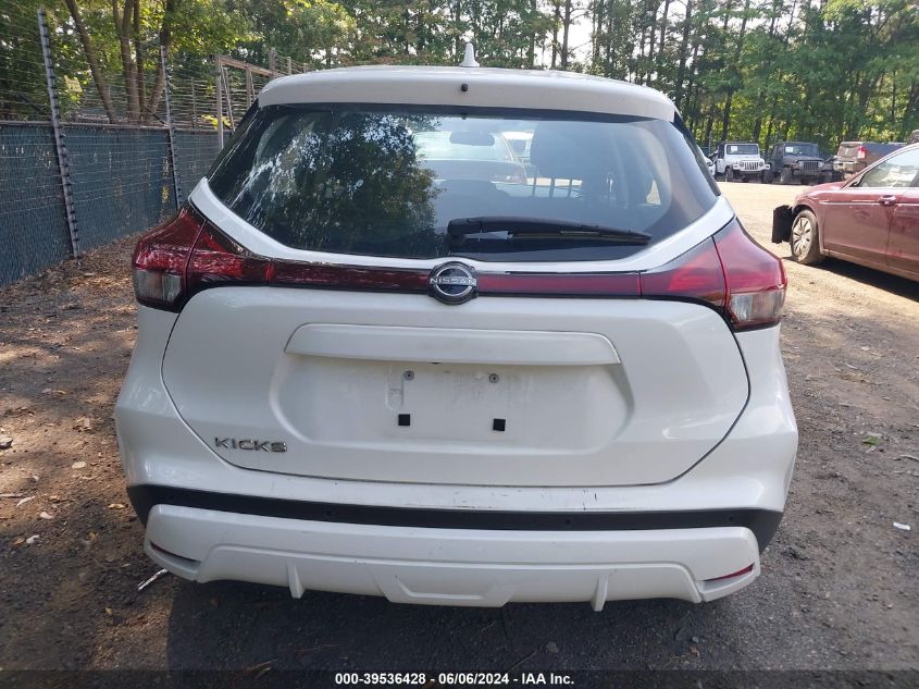 2022 Nissan Kicks S Xtronic Cvt VIN: 3N1CP5BV4NL524988 Lot: 39536428