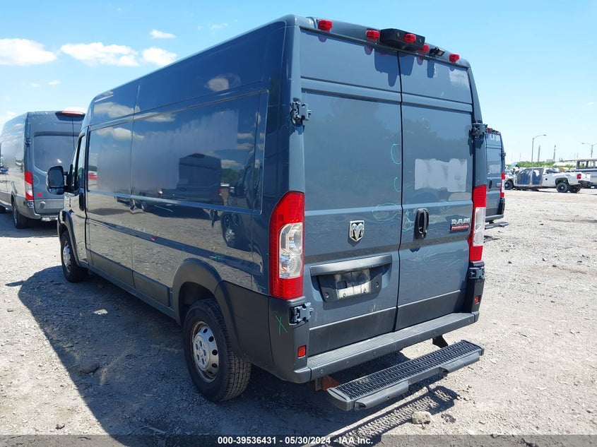 2019 Ram Promaster 2500 High Roof 159 Wb VIN: 3C6TRVDG4KE521683 Lot: 39536431