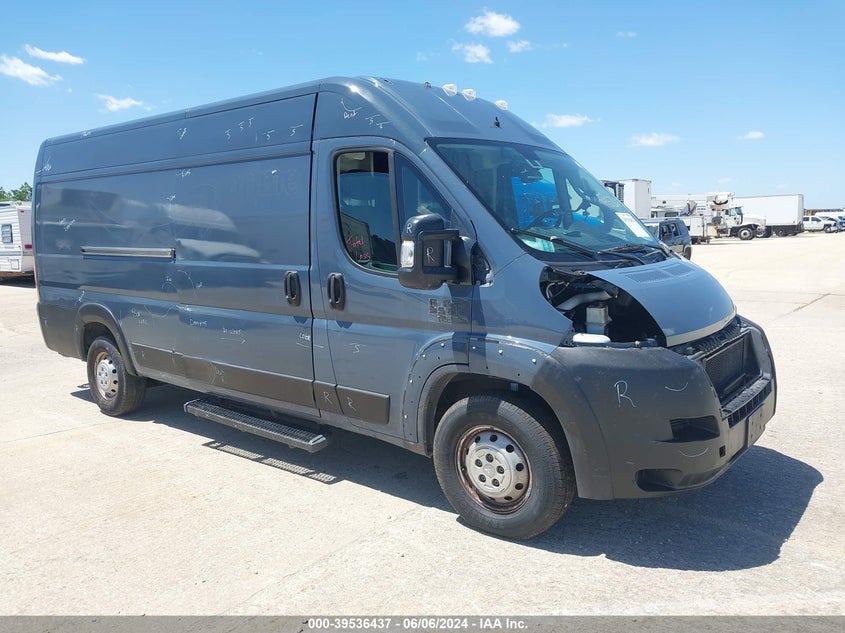 2019 Ram Promaster 3500 Cargo Van High Roof 159 Wb Ext VIN: 3C6URVJG1KE560031 Lot: 39536437