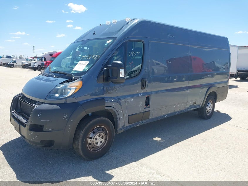 2019 Ram Promaster 3500 Cargo Van High Roof 159 Wb Ext VIN: 3C6URVJG1KE560031 Lot: 39536437