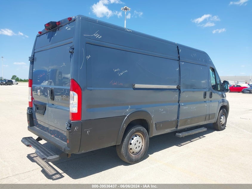 2019 Ram Promaster 3500 Cargo Van High Roof 159 Wb Ext VIN: 3C6URVJG1KE560031 Lot: 39536437
