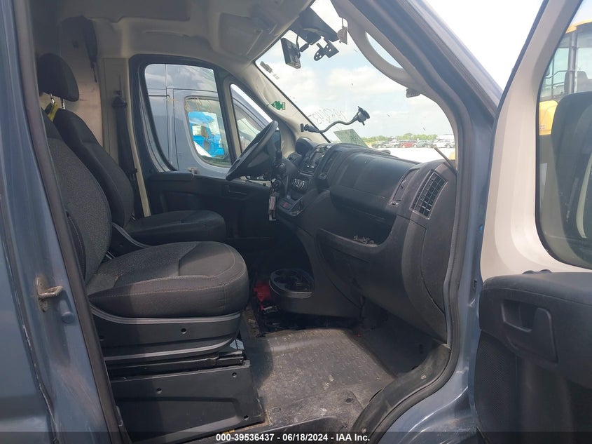 2019 Ram Promaster 3500 Cargo Van High Roof 159 Wb Ext VIN: 3C6URVJG1KE560031 Lot: 39536437