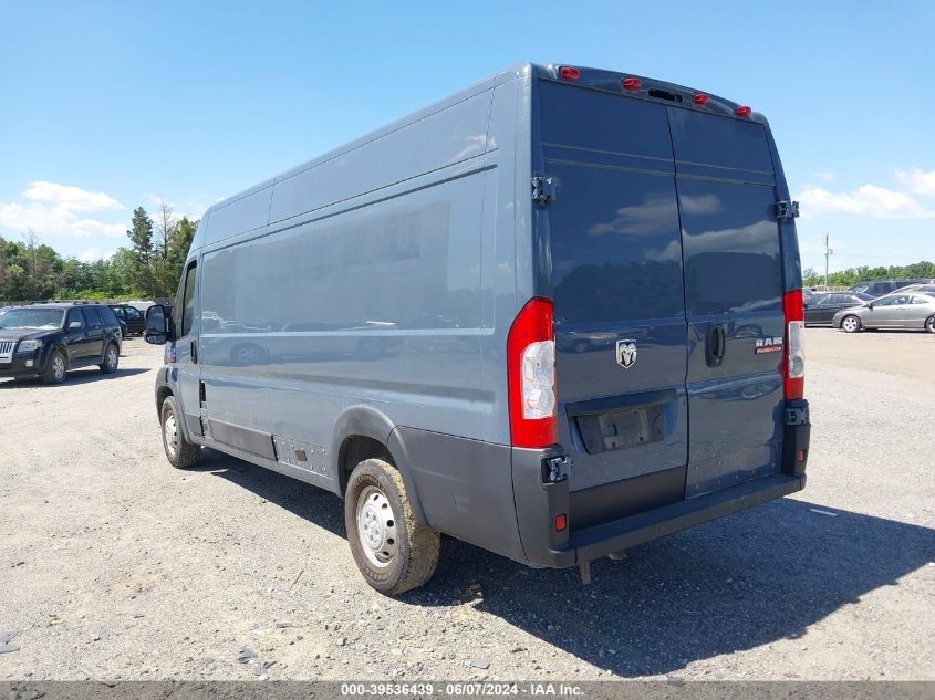 2019 Ram Promaster 3500 Cargo Van High Roof 159 Wb Ext VIN: 3C6URVJG1KE564385 Lot: 39536439