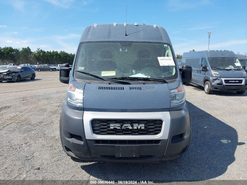 2019 Ram Promaster 3500 Cargo Van High Roof 159 Wb Ext VIN: 3C6URVJG4KE564381 Lot: 39536440