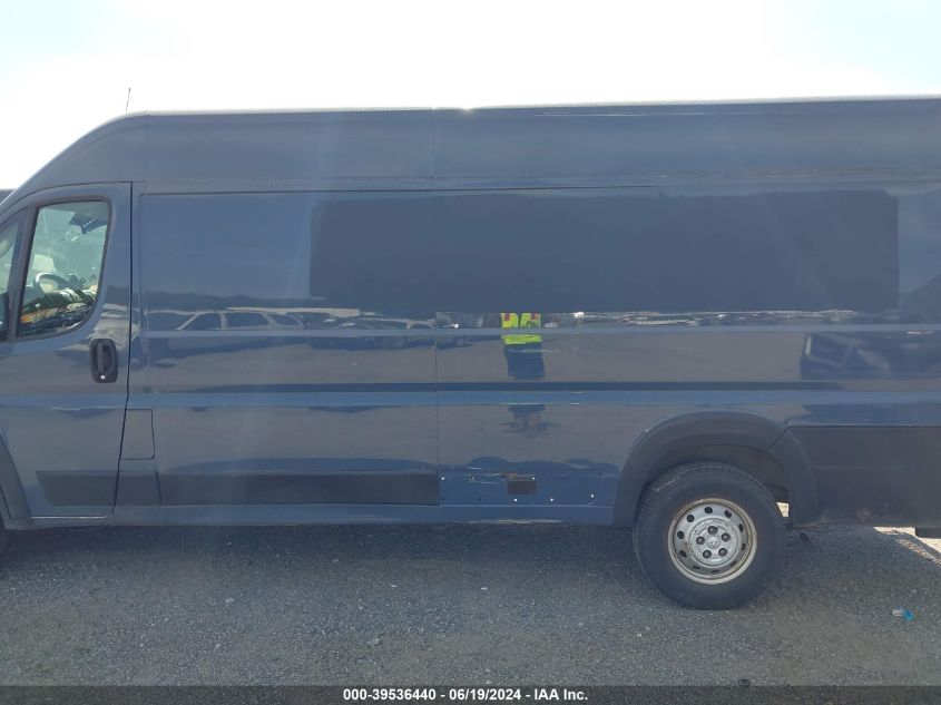 2019 Ram Promaster 3500 Cargo Van High Roof 159 Wb Ext VIN: 3C6URVJG4KE564381 Lot: 39536440