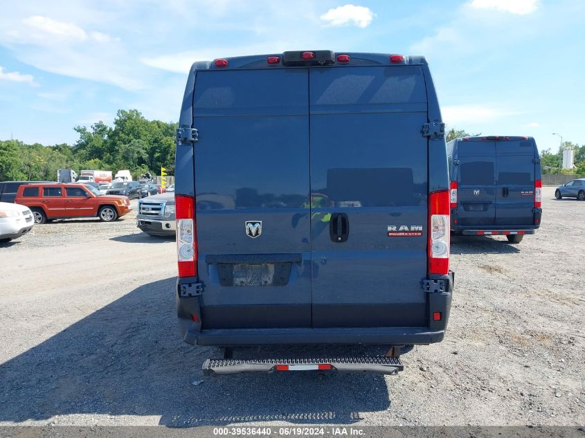 2019 Ram Promaster 3500 Cargo Van High Roof 159 Wb Ext VIN: 3C6URVJG4KE564381 Lot: 39536440