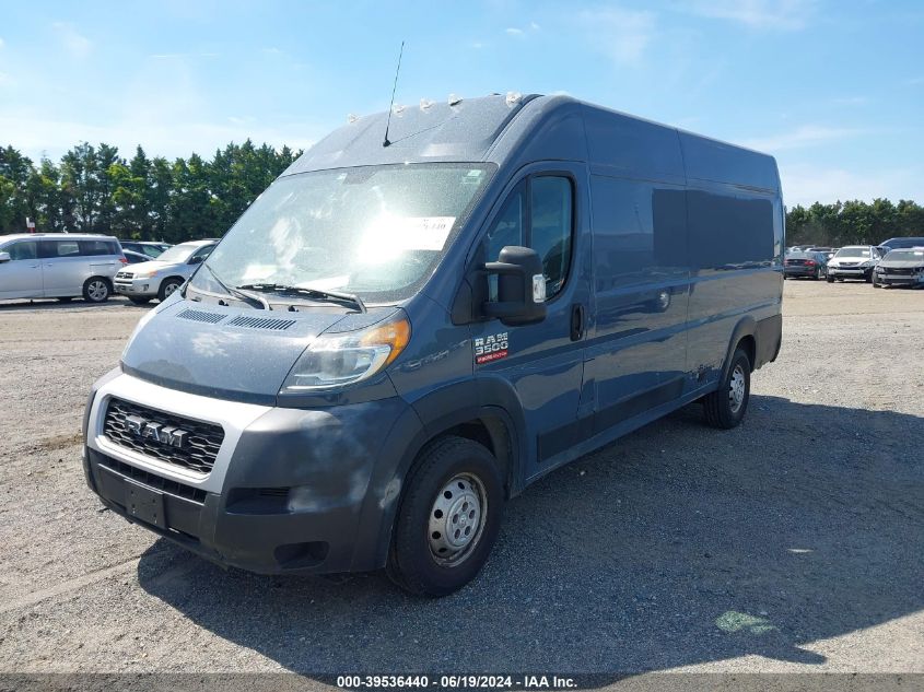 2019 Ram Promaster 3500 Cargo Van High Roof 159 Wb Ext VIN: 3C6URVJG4KE564381 Lot: 39536440