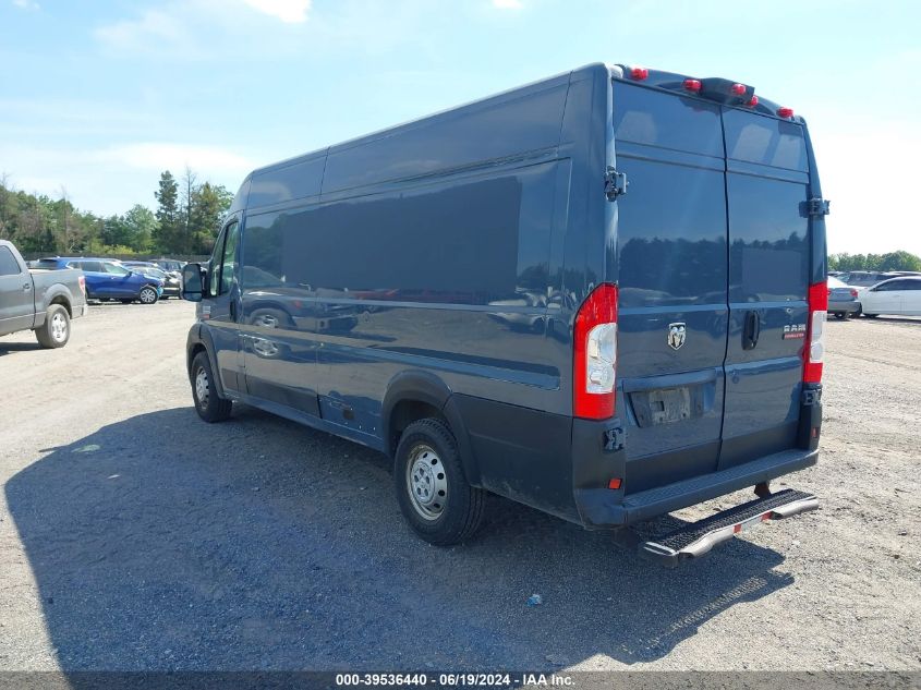 2019 Ram Promaster 3500 Cargo Van High Roof 159 Wb Ext VIN: 3C6URVJG4KE564381 Lot: 39536440