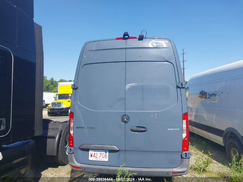 2019 Mercedes-Benz Sprinter 2500 High Roof V6 VIN: WD4PF1CD1KT012876 Lot: 39536444