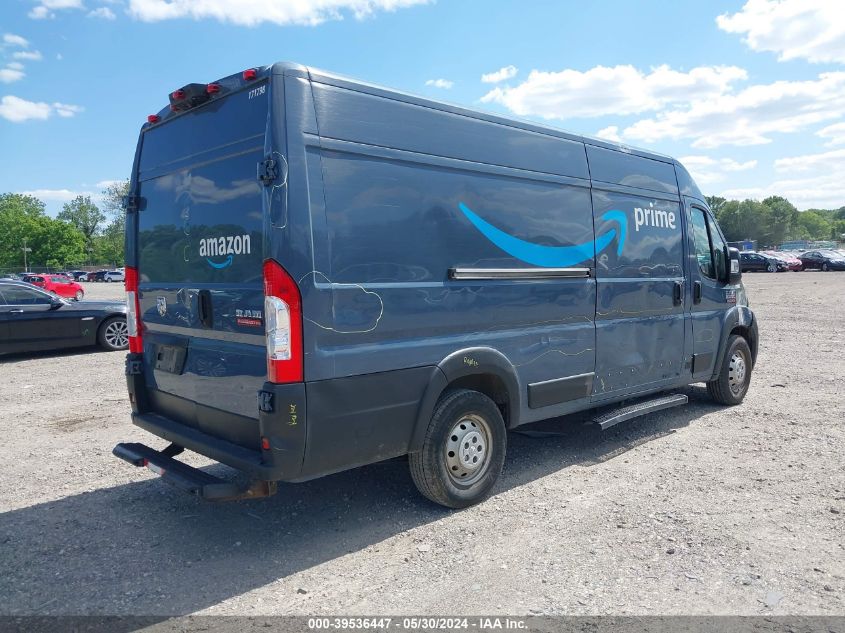 2019 Ram Promaster 3500 Cargo Van High Roof 159 Wb Ext VIN: 3C6URVJG2KE558417 Lot: 39536447