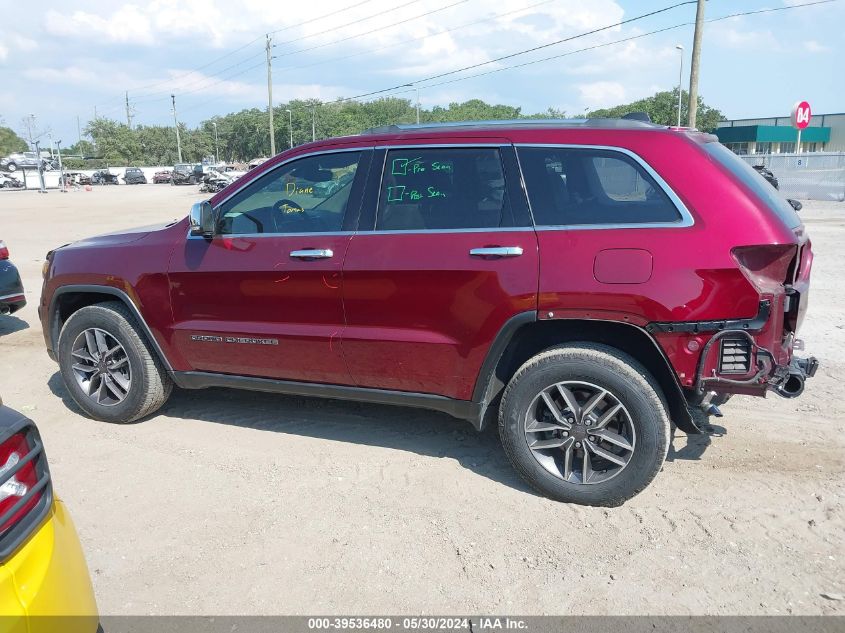 2019 Jeep Grand Cherokee Limited 4X2 VIN: 1C4RJEBG4KC819820 Lot: 39536480