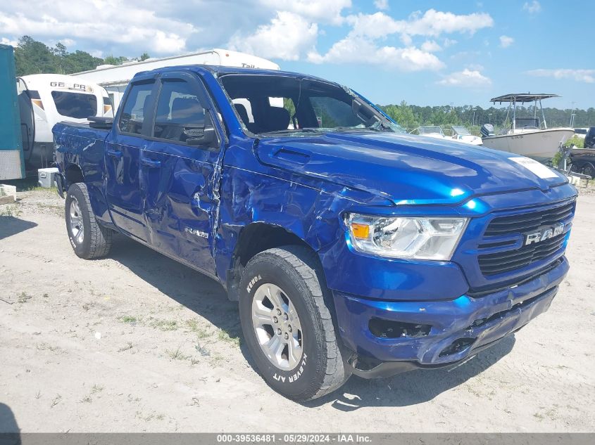 2019 Ram 1500 Big Horn/Lone Star Quad Cab 4X4 6'4 Box VIN: 1C6SRFBT0KN825476 Lot: 39536481