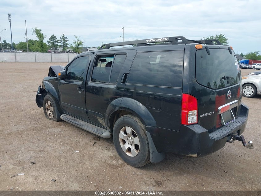 2007 Nissan Pathfinder Se VIN: 5N1AR18U97C600351 Lot: 39536502
