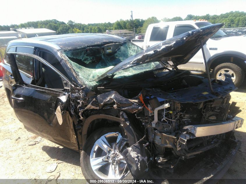 2016 Toyota Highlander Limited V6 VIN: 5TDDKRFH7GS338399 Lot: 39536513