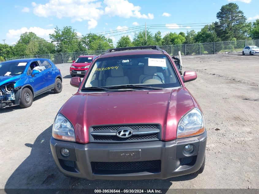 2008 Hyundai Tucson Limited V6/Se VIN: KM8JN72D48U819043 Lot: 39536544