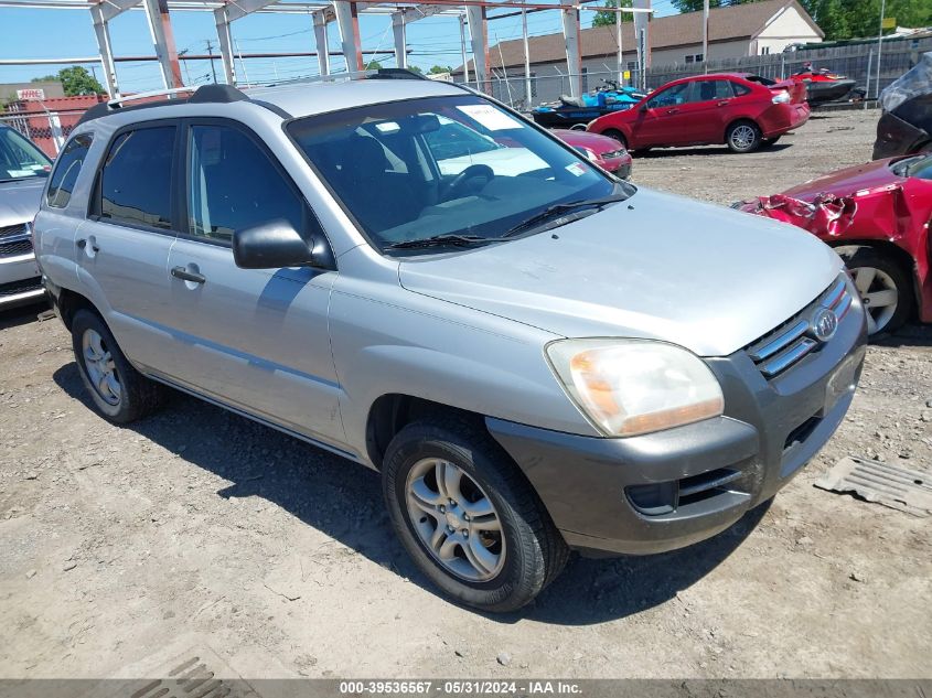 2006 Kia Sportage Ex V6/Lx V6 VIN: KNDJF723867252985 Lot: 39536567