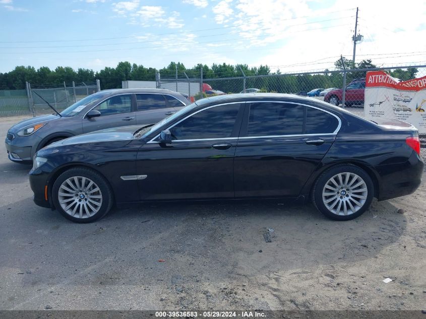 2010 BMW 750I xDrive VIN: WBAKC6C54ACL67698 Lot: 39536583