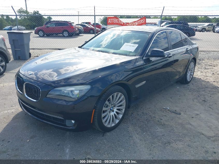 2010 BMW 750I xDrive VIN: WBAKC6C54ACL67698 Lot: 39536583