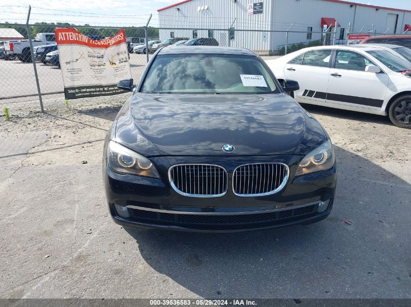 2010 BMW 750I xDrive VIN: WBAKC6C54ACL67698 Lot: 39536583