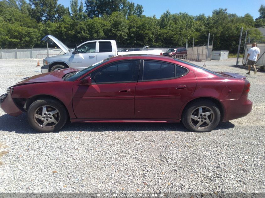 2004 Pontiac Grand Prix Gt2 VIN: 2GZWS522341176412 Lot: 39536602