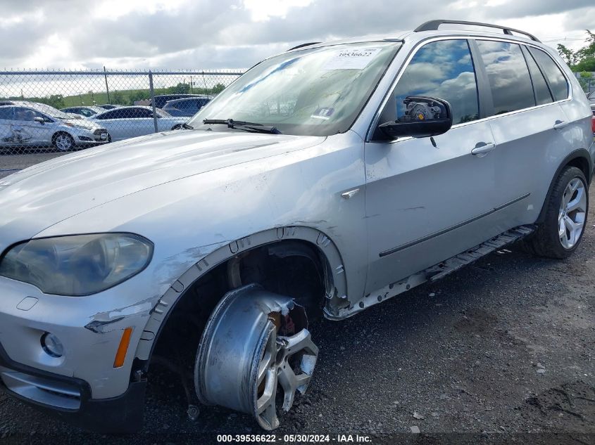 2008 BMW X5 4.8I VIN: 5UXFE835X8L164494 Lot: 39536622