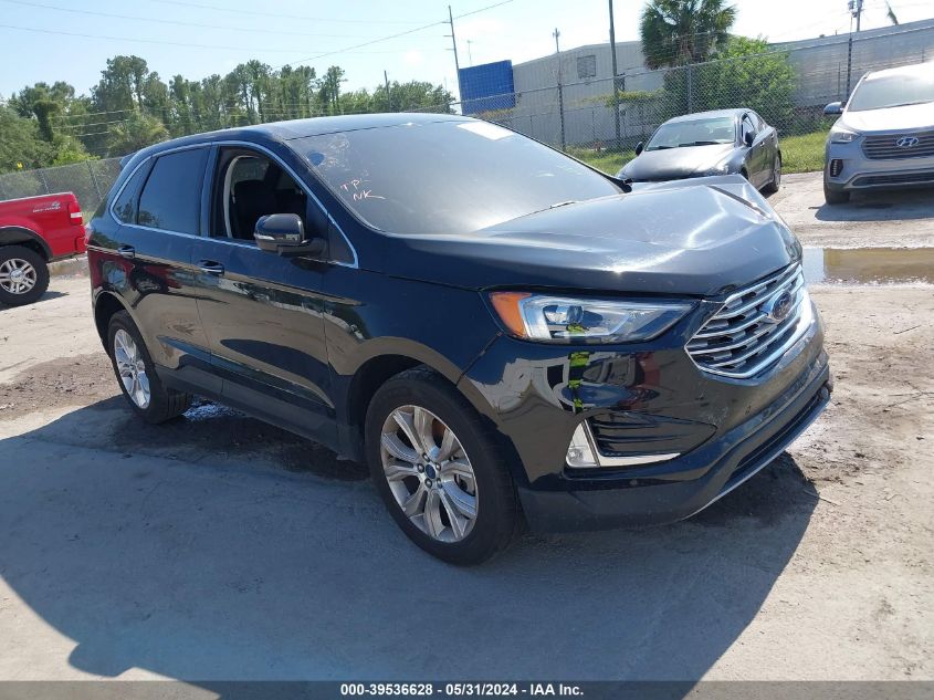 2022 Ford Edge Titanium VIN: 2FMPK4K90NBA37255 Lot: 39536628