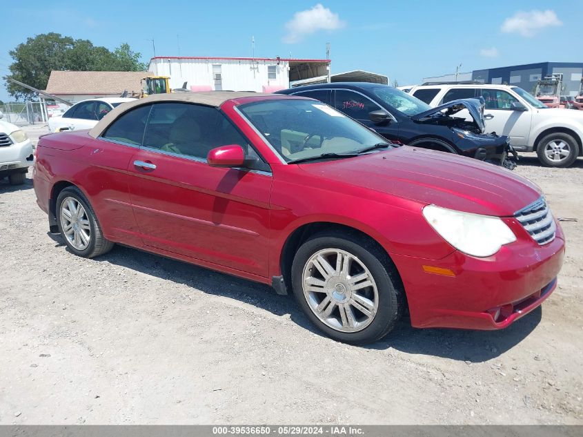 2008 Chrysler Sebring Limited VIN: 1C3LC65M08N272148 Lot: 39536650