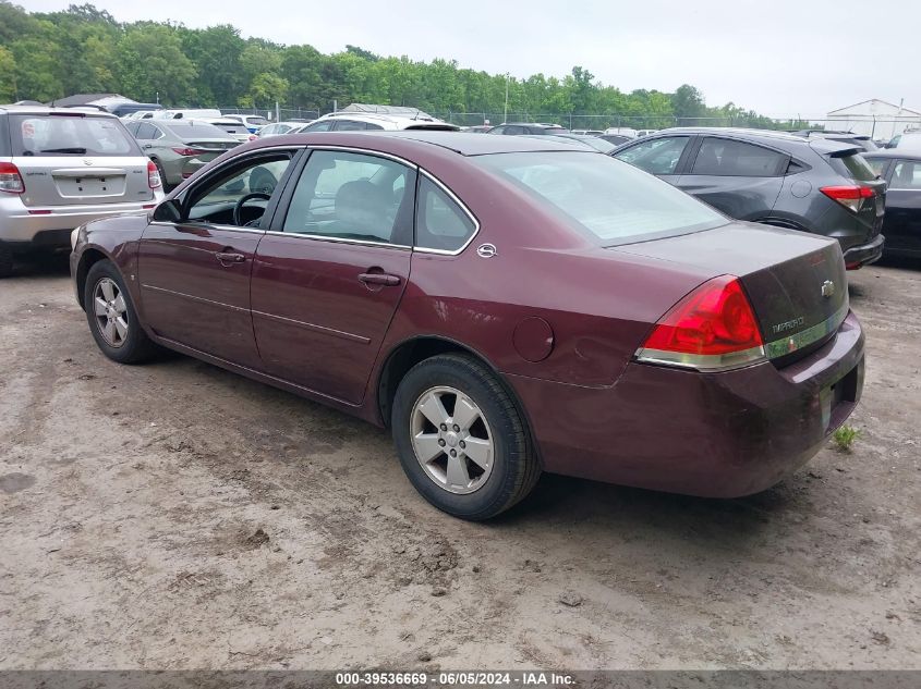 2007 Chevrolet Impala Lt VIN: 2G1WT58N879254224 Lot: 39536669