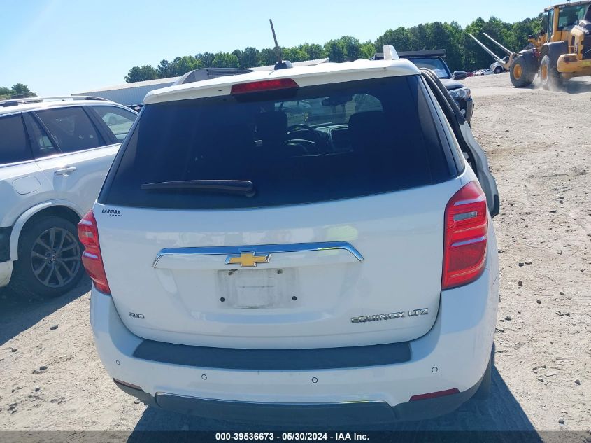 2016 Chevrolet Equinox Ltz VIN: 2GNFLGEK4G6319768 Lot: 39536673