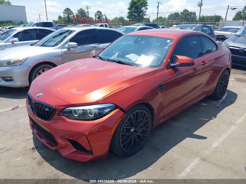 2020 BMW M2 Competition VIN: WBS2U7C06L7E71305 Lot: 39536689