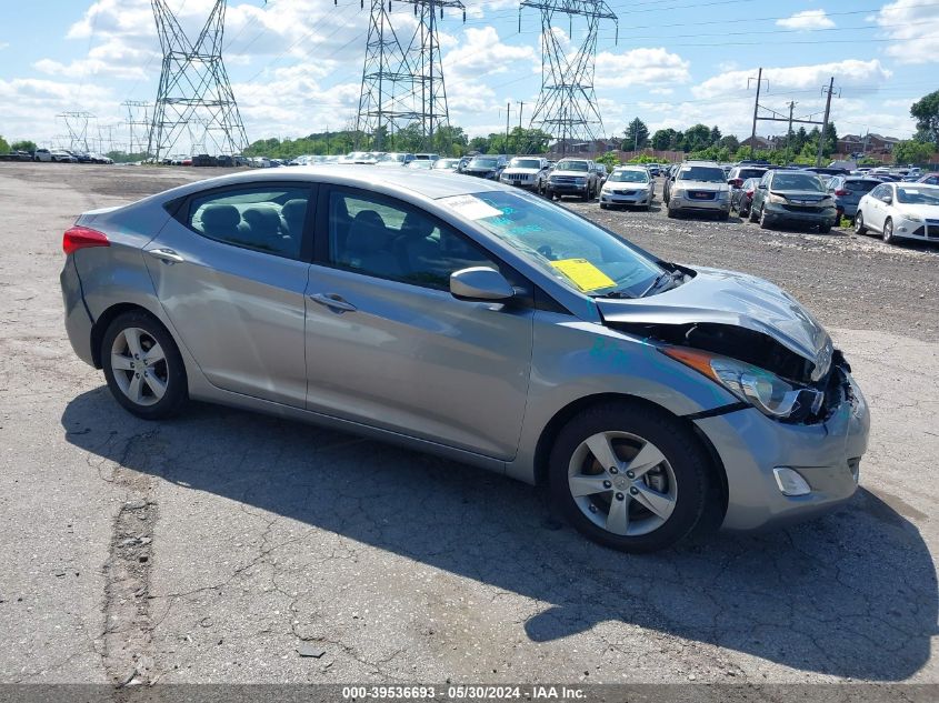 2013 Hyundai Elantra Gls VIN: KMHDH4AE6DU516093 Lot: 39536693