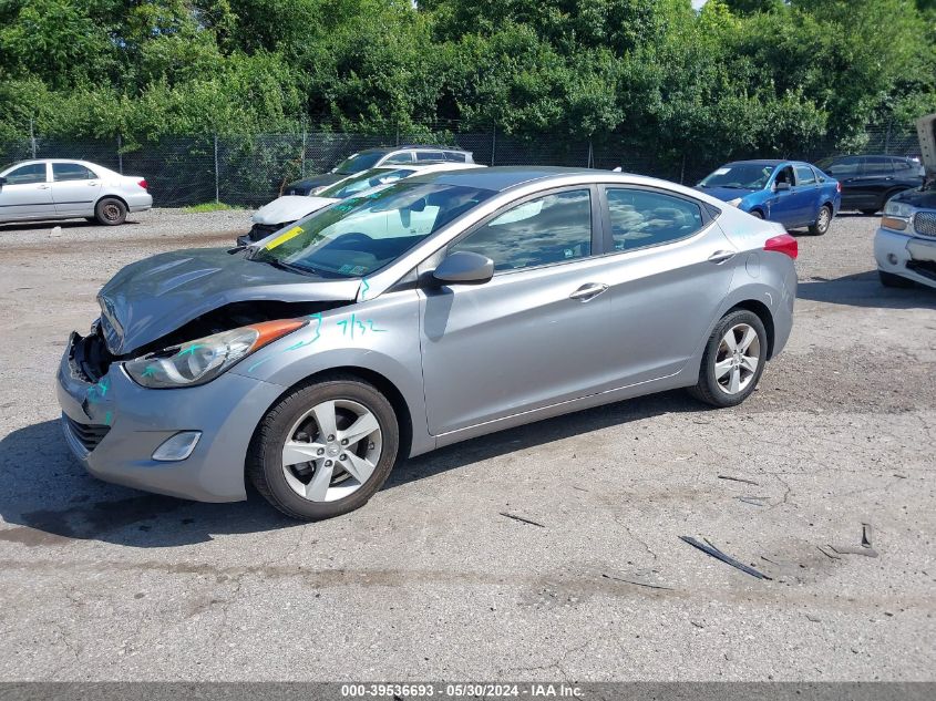 2013 Hyundai Elantra Gls VIN: KMHDH4AE6DU516093 Lot: 39536693