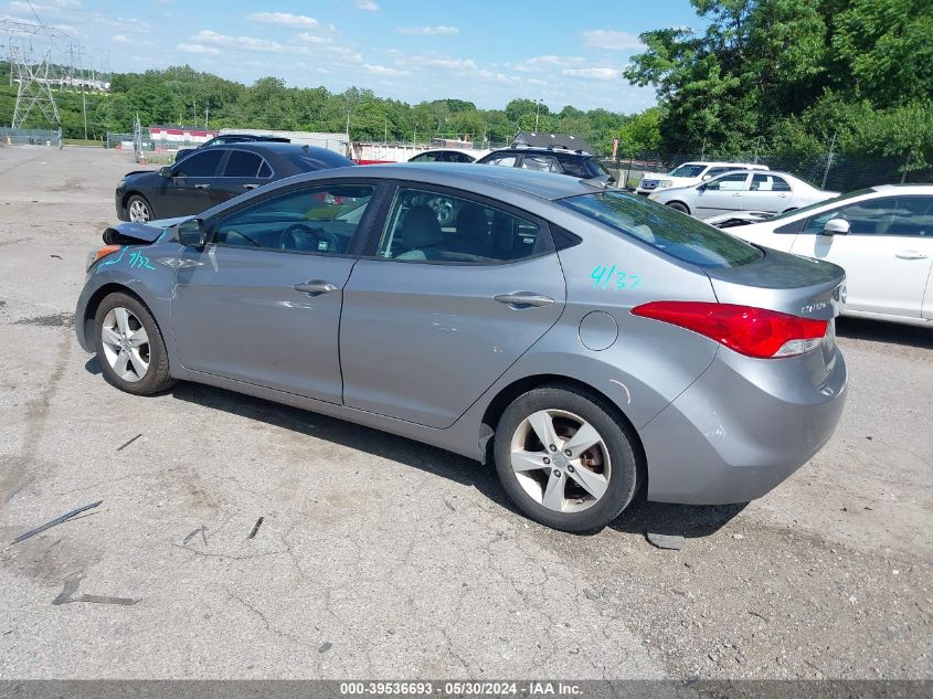 2013 Hyundai Elantra Gls VIN: KMHDH4AE6DU516093 Lot: 39536693