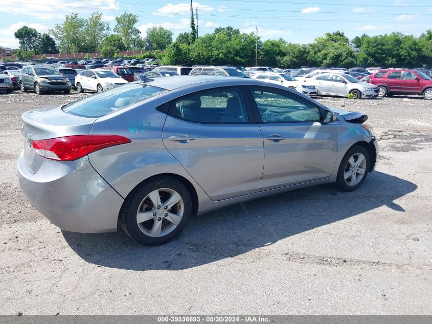 2013 Hyundai Elantra Gls VIN: KMHDH4AE6DU516093 Lot: 39536693