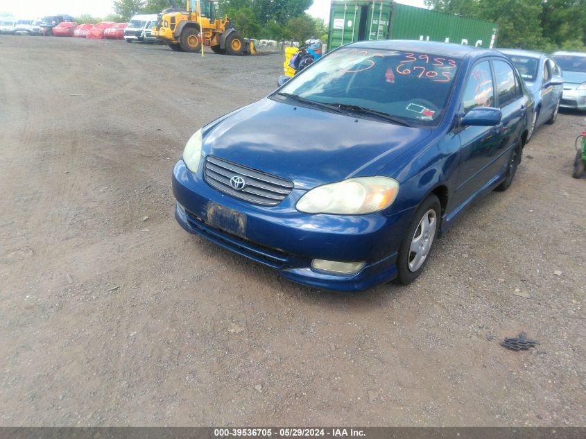 2003 Toyota Corolla S VIN: 1NXBR32E23Z126037 Lot: 39536705