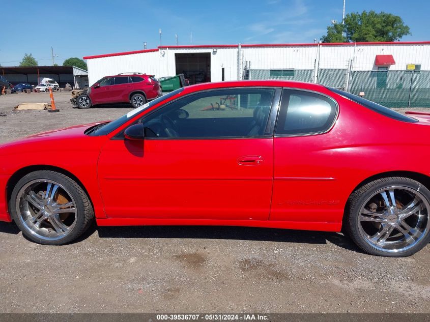 2001 Chevrolet Monte Carlo Ss VIN: 2G1WX15K119254628 Lot: 39536707