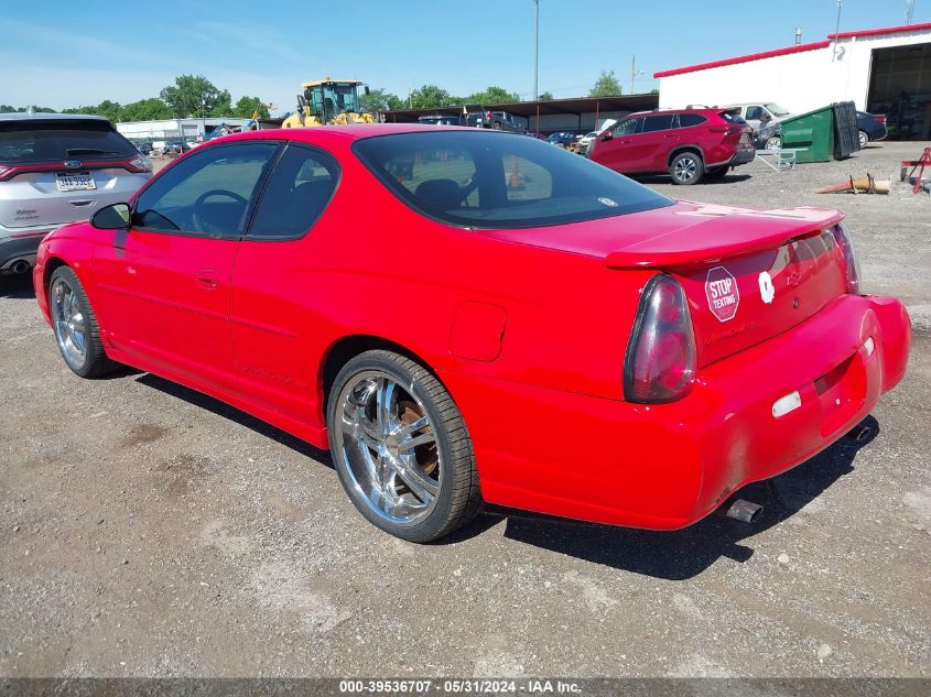 2001 Chevrolet Monte Carlo Ss VIN: 2G1WX15K119254628 Lot: 39536707