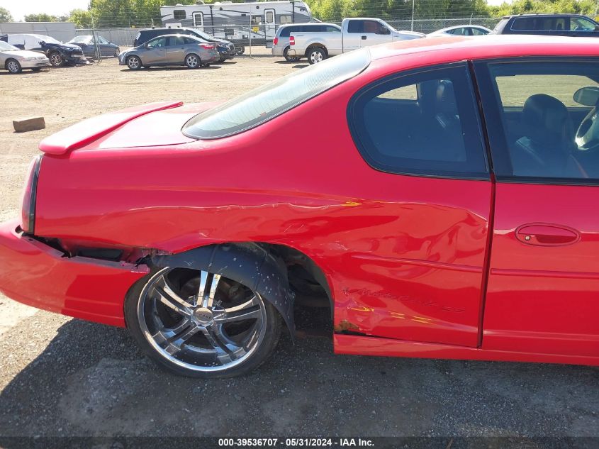 2001 Chevrolet Monte Carlo Ss VIN: 2G1WX15K119254628 Lot: 39536707