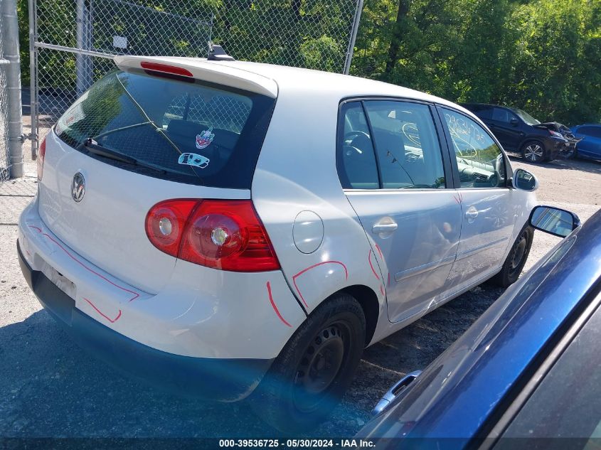 2008 Volkswagen Rabbit VIN: WVWDA71K88W322661 Lot: 39536725