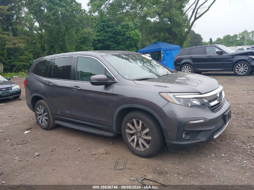 2019 Honda Pilot Ex-L VIN: 5FNYF6H47KB045307 Lot: 39536746