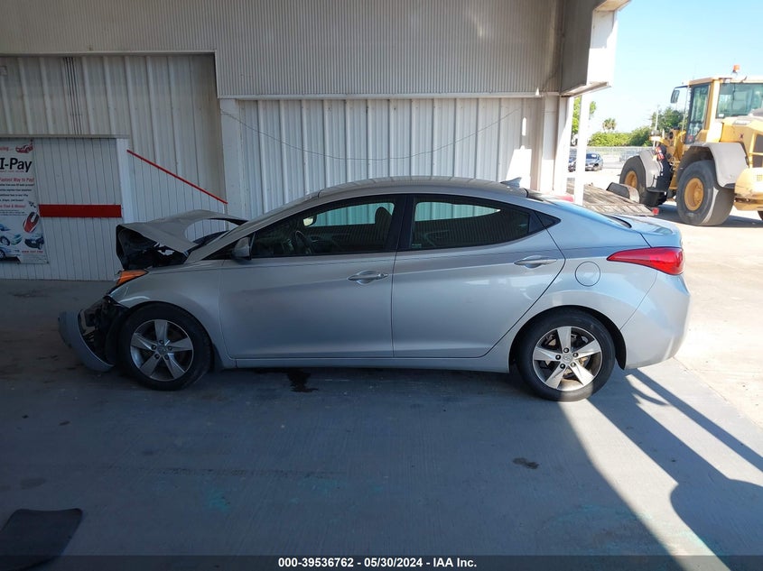 2013 Hyundai Elantra Gls VIN: 5NPDH4AE6DH328043 Lot: 39536762